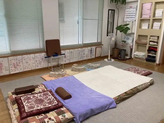 施療室の様子